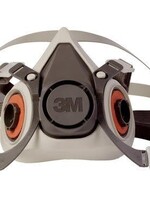 3M 3M Half Facepiece, Small 6100 -small