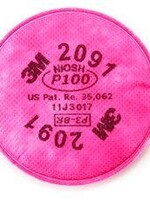 3M (1267) 3M 2091 Particulate Filter P100 Pnk