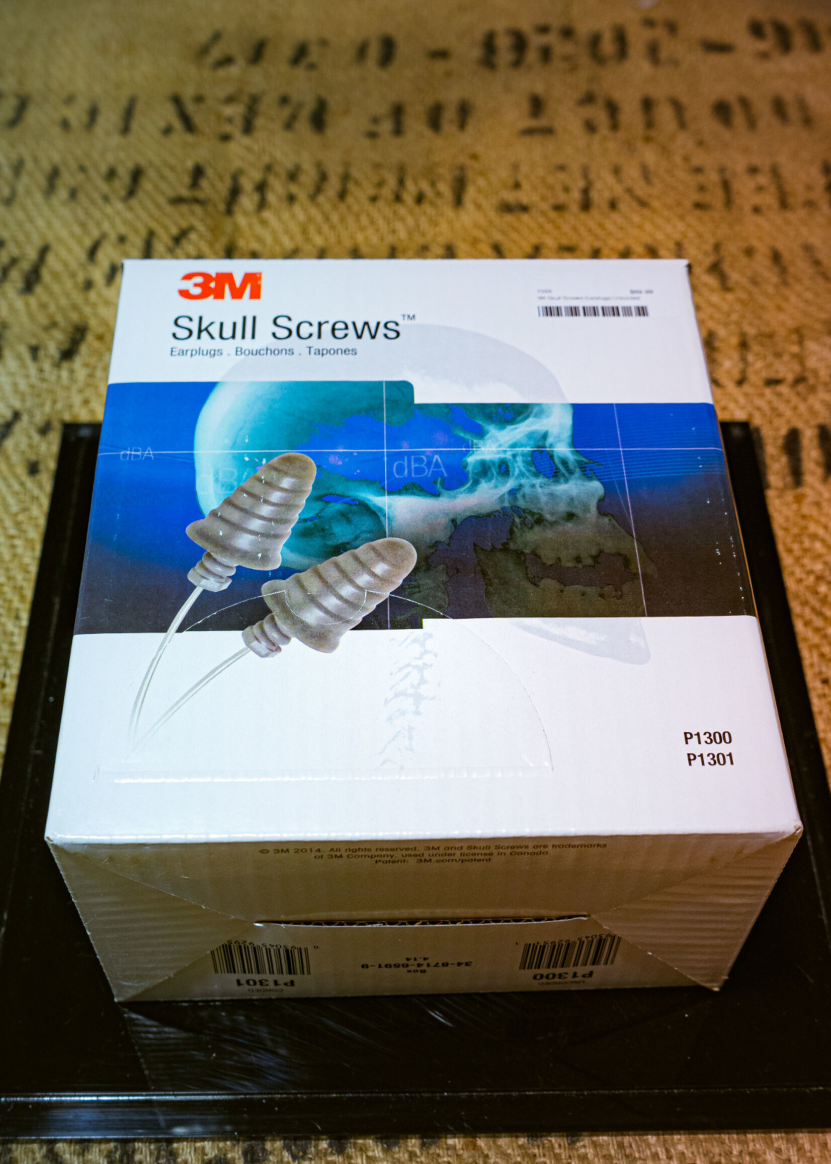 3M (1553) Skull Screws Earplugs-Uncorded