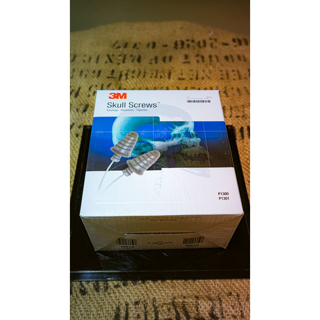 3M (1553) Skull Screws Earplugs-Uncorded