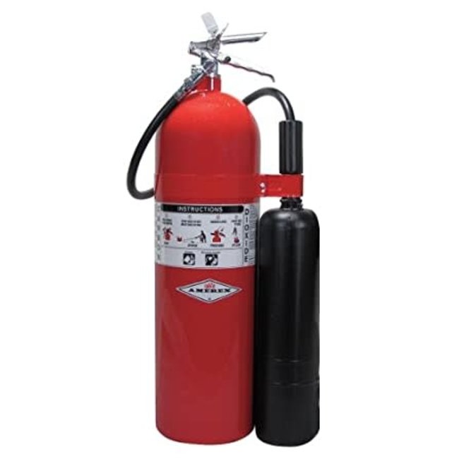 Amerex (12017) 5LB CO2 Fire Extinguisher With Swivel and Horn