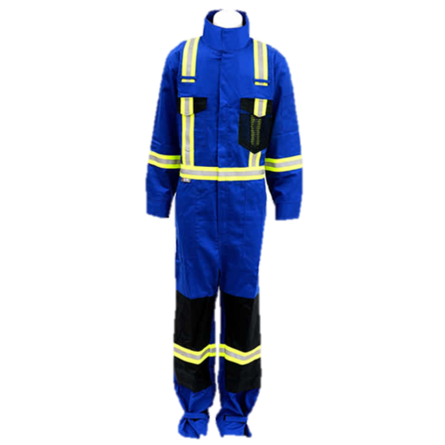 Armour Ready (1534) Armour Ready 9oz Striped Coverall Royal Blue - 50R 50R