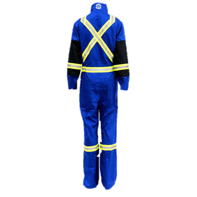 Armour Ready (1534) Armour Ready 9oz Striped Coverall Royal Blue - 50R 50R