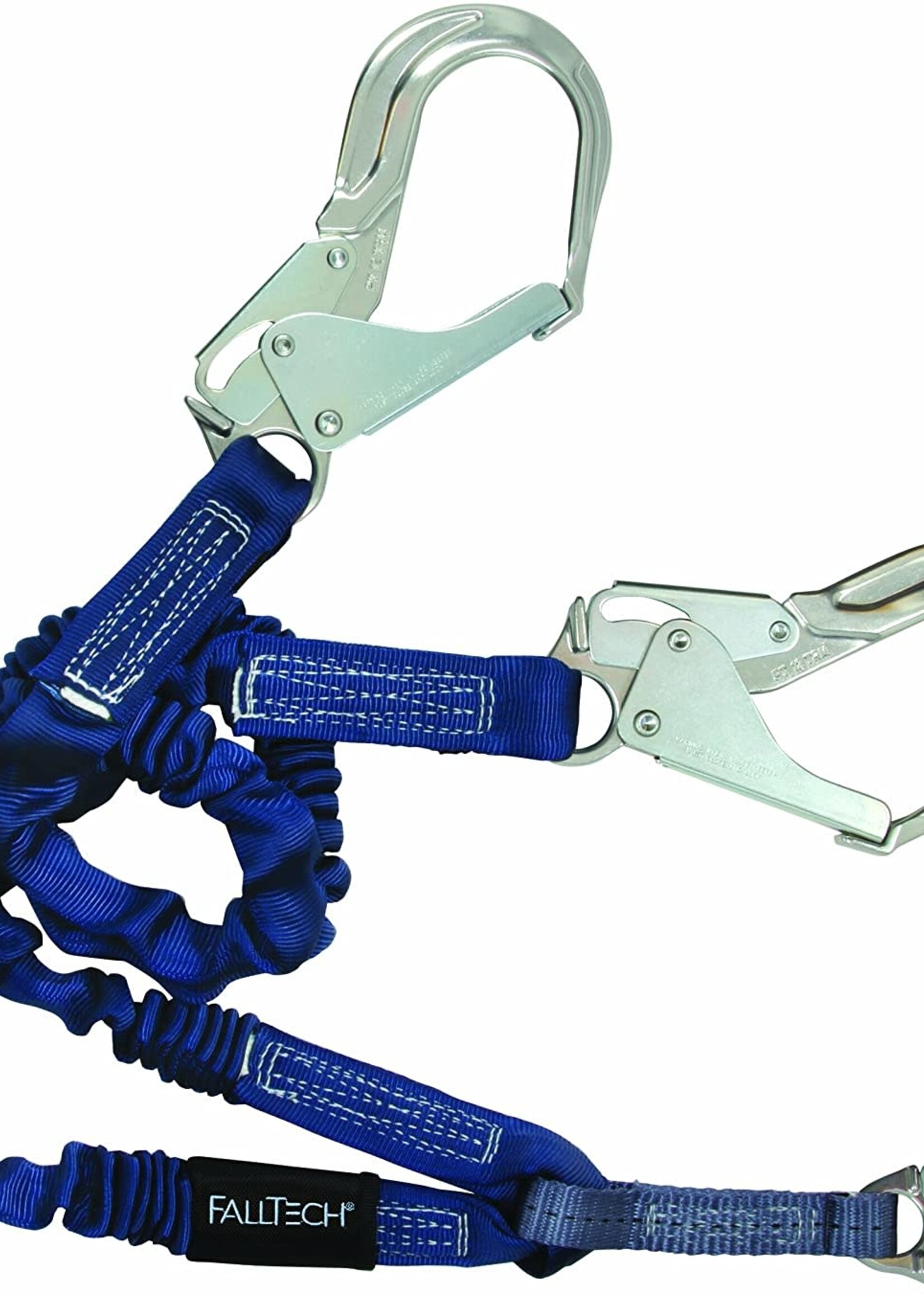 Fall Tech (1335) Fall Tech 3' Shock Absorbing Lanyard, 2 Snap Hooks