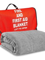 (1456) Fire Blanket in Case