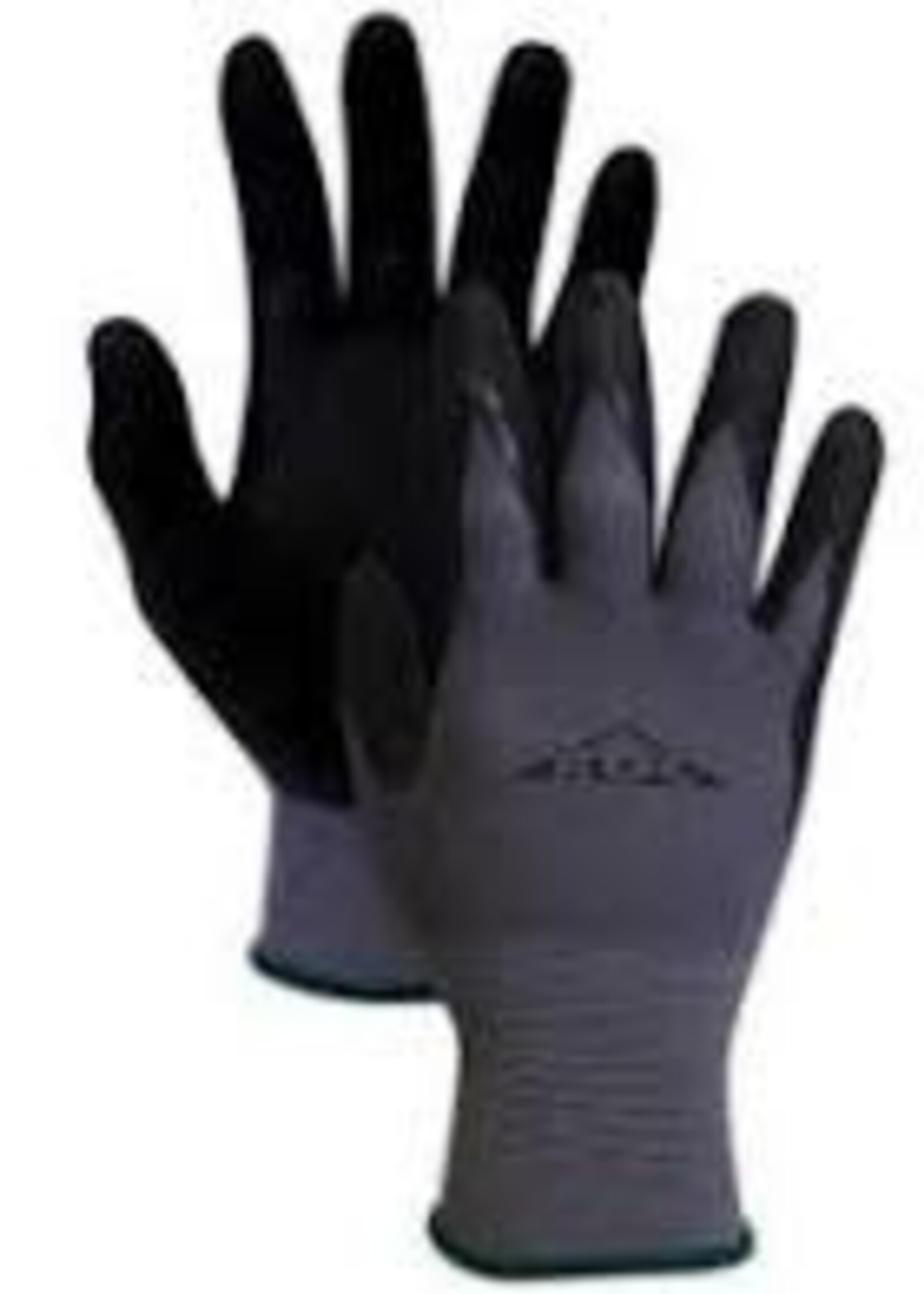 (1328) Nitrile Glove Tough GT - Nitrile Palm-Wet Grip Large