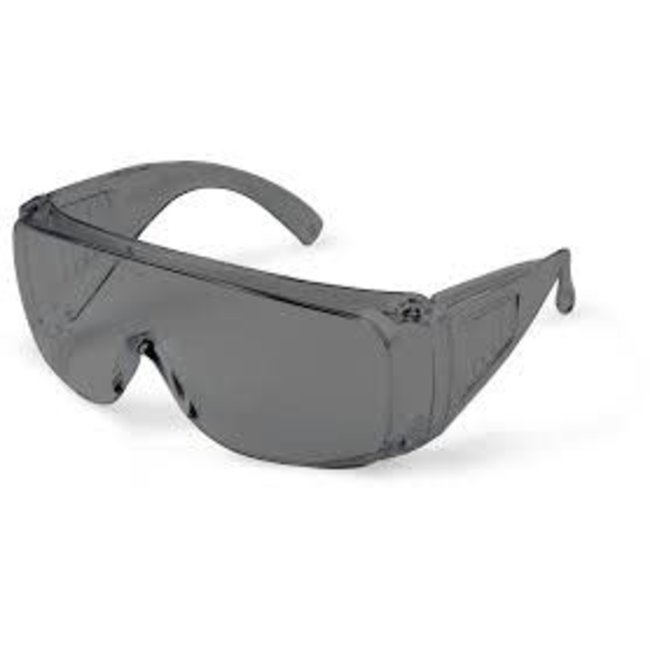 Radians (1029) Radians Chief - Smoke - Over Glasses Safety Glasses Smoke one size