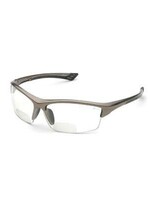 (1021) RX-350 Glossy Metallic Bronze Frame Bifocal +1.5 AF - Clear