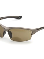 (1010) RX-350 Glossy Metallic Bronze Frame Bifocal +1.5 AF - Smoke