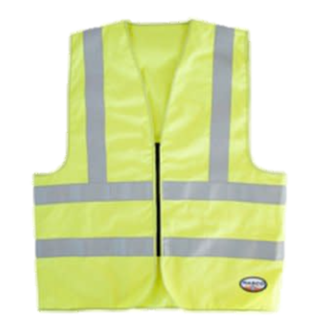 Rasco (1523) FR High Visibility Yellow Vest with Pockets - 3XL 3XL