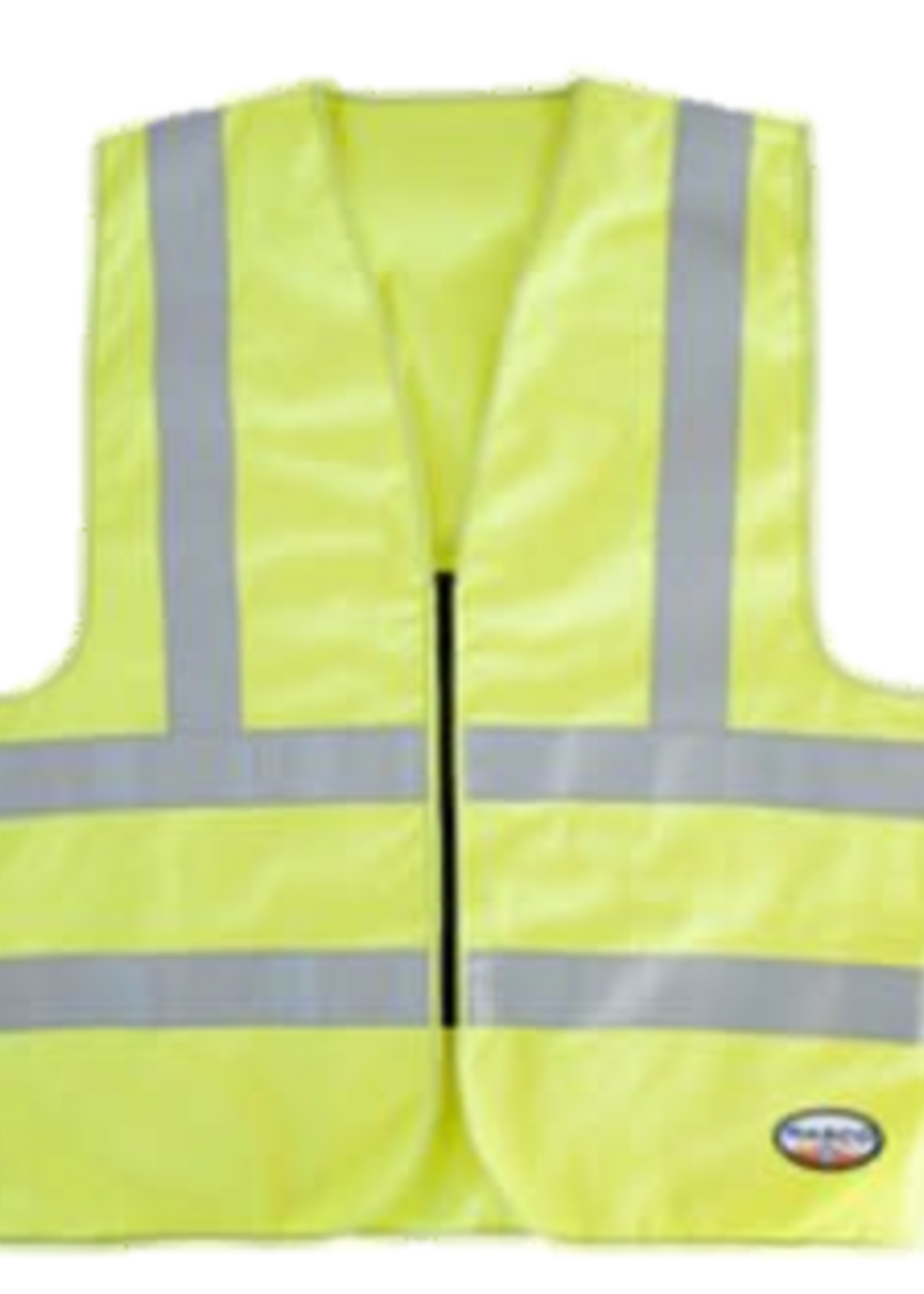 Rasco (1520) FR High Visibility Yellow Vest with Pockets - Large Large
