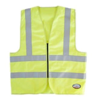 Rasco FR High Visibility Yellow Vest with Pockets - Large
