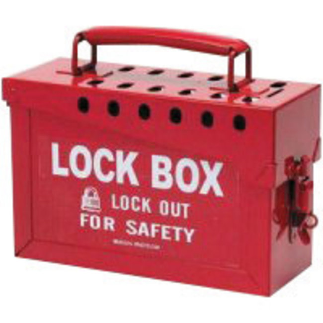 (1431) Lockout Box- Red