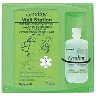 Single Eye Wash Wall Station - 32 ounce