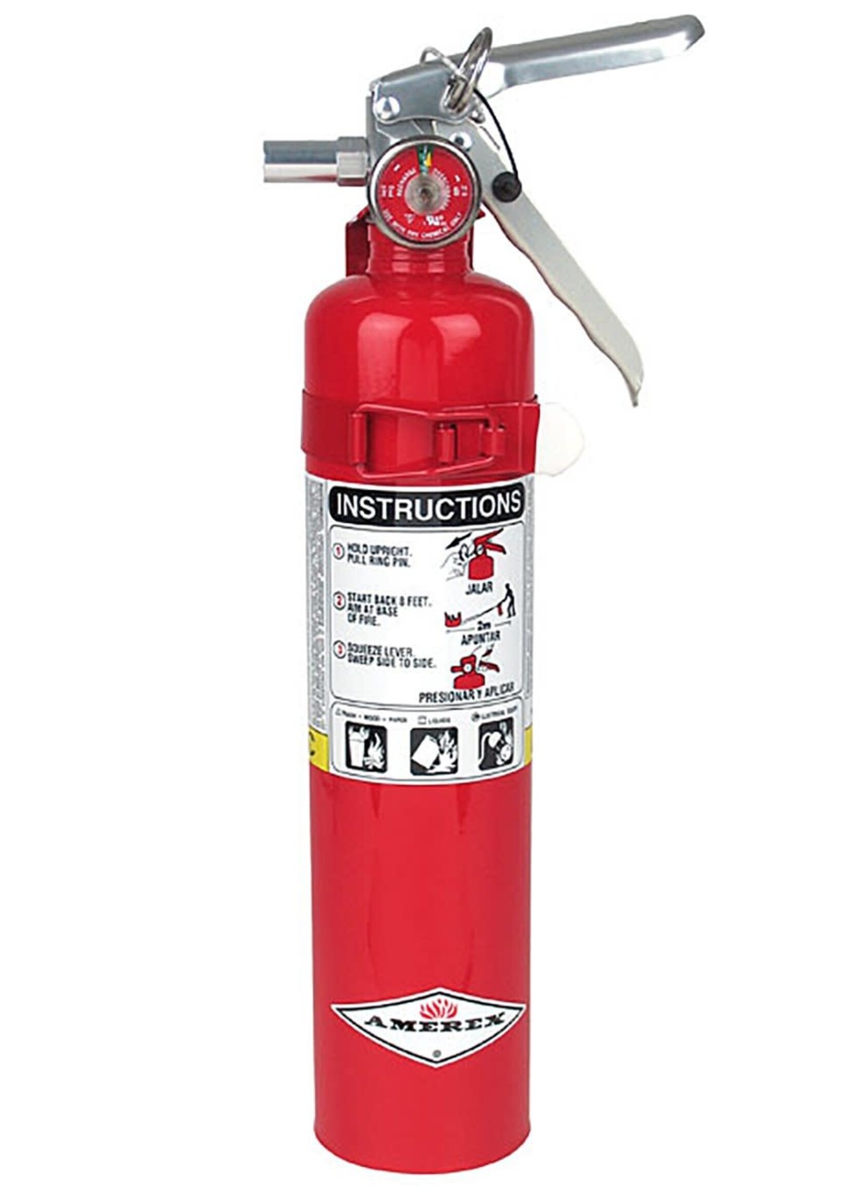 Amerex (1173) 2.5LB ABC Fire Extinguisher Red