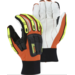 (1404)Knucklehead Driller X10 Mechanics Gloves With Cotton Palm and Impact Protection - Medium