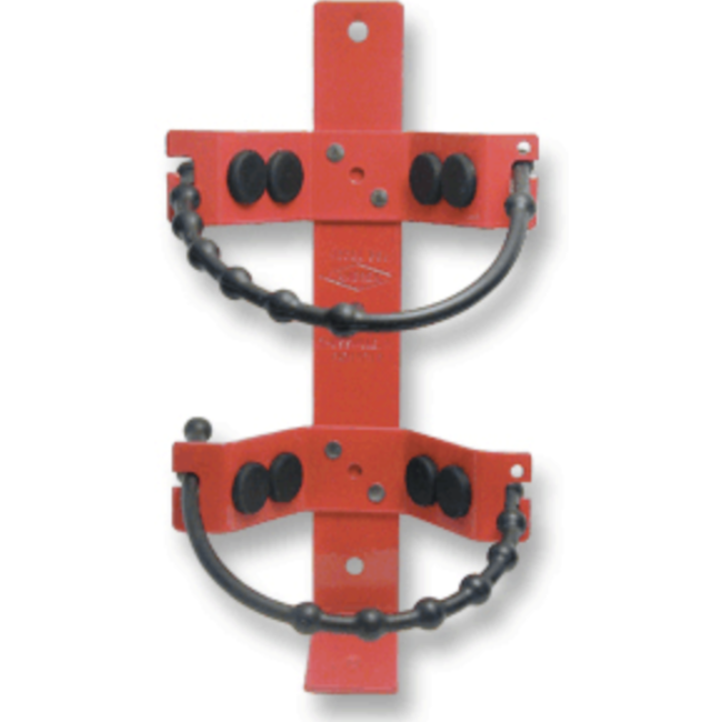 Amerex (1374)10lb Fire Extinguisher Wall/Inside Vehicle Bracket Red With Rubber Straps(862)