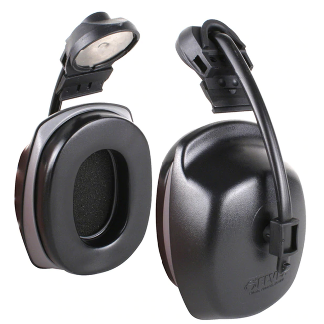 (1481) Cap-Mounted Large Volume Ear Muff 8.5 oz, SNR 31, NRR 27