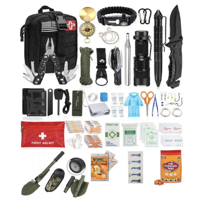 Emergency Survival Kit Basin Safety Supply