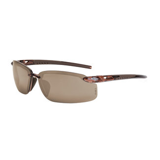 (1655) Crossfire ES5 Safety Glasses Brown Mirror Lens