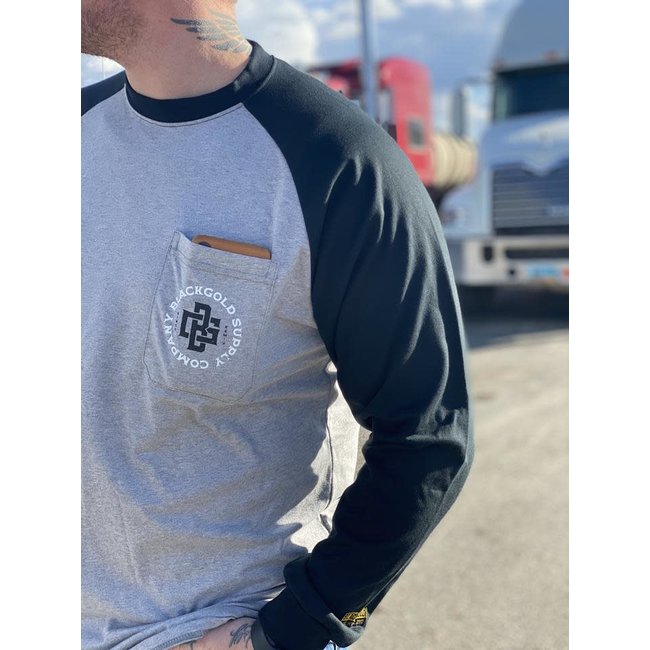 Black Gold Supply Co (1668) Black Gold Numb Skull FR Long Sleeve Shirt