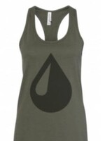 (1629) Black Gold Ladies Tank top