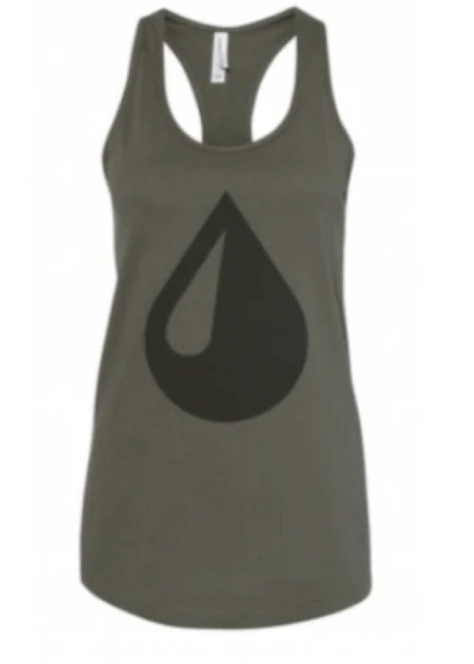 (1629) Black Gold Ladies Tank top