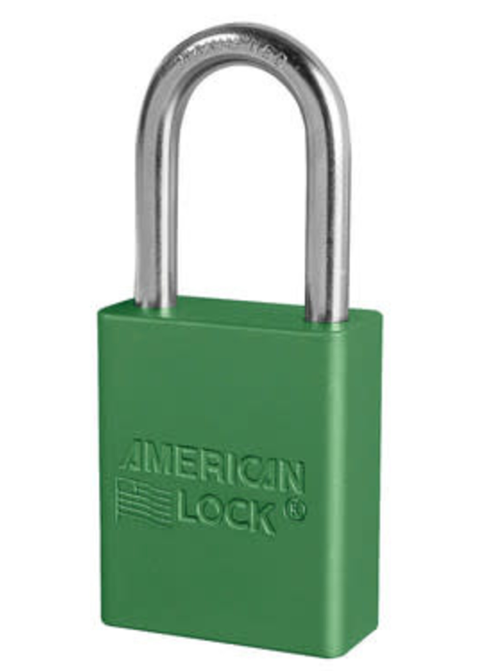 American Lock (1721) LOTO Lock Green 1 1/2 Shackle