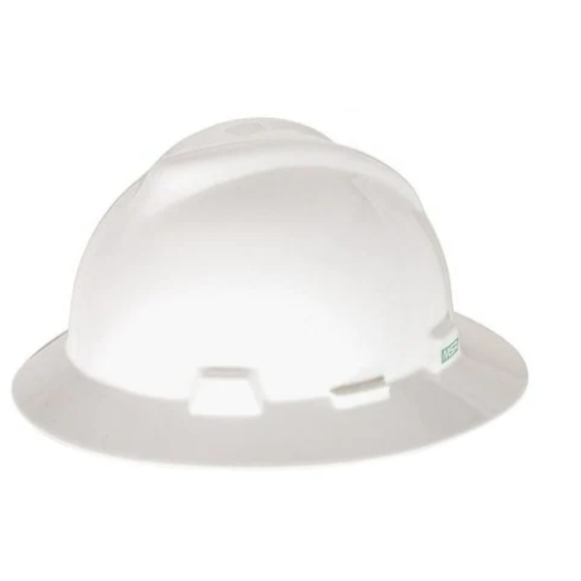 MSA (1108) MSA V-Guard White Hard Hat Wht