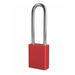American Lock (1084) LOTO Lock Red 3" Shackle