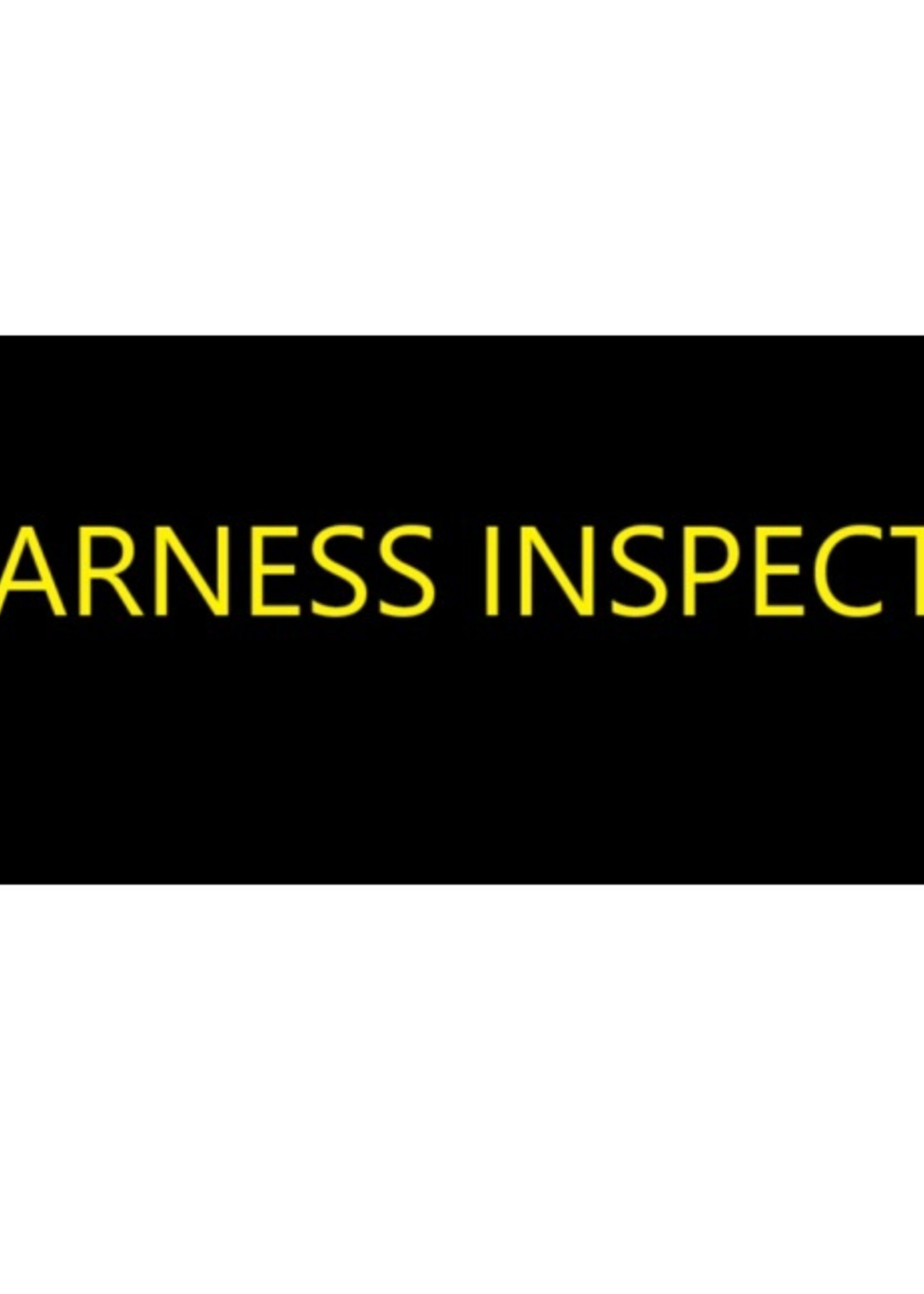 Harness Inspection