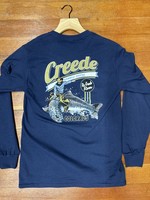 Ouray Ouray L/S T Navy Trout Rodeo Ramble House