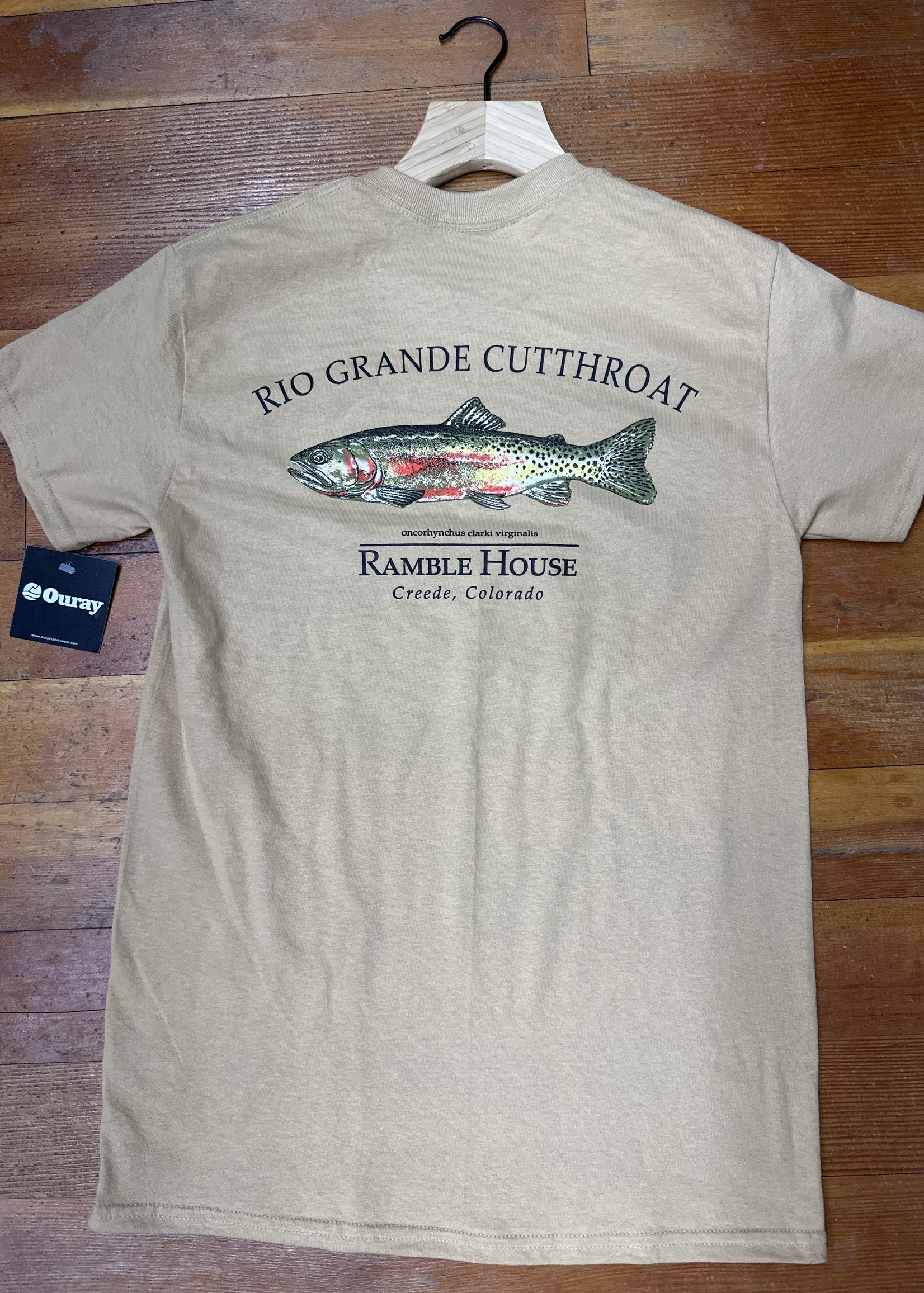 Ouray Ouray S/S T Old Gold Ramble House/Rio Grande Cutthroat