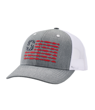 Striker Ice Tribute Trucker Cap Heather Gray