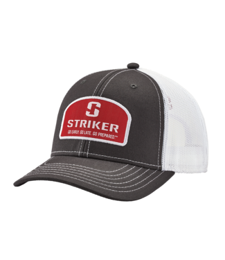 Striker Ice Logo Patch Trucker Cap Gray
