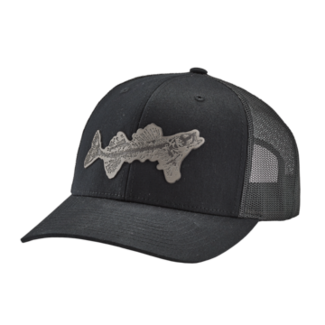 Striker Ice Fossil Fish Patch Trucker Cap