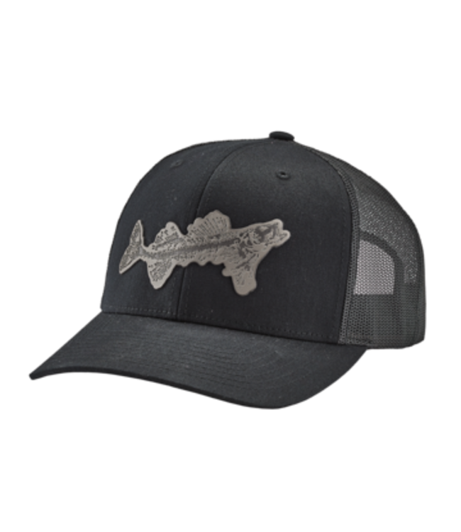 Striker Ice Fossil Fish Patch Trucker Cap
