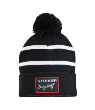 Striker Ice Striped Pom Hat