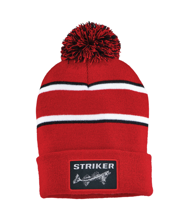 Striker Ice Striped Pom Hat