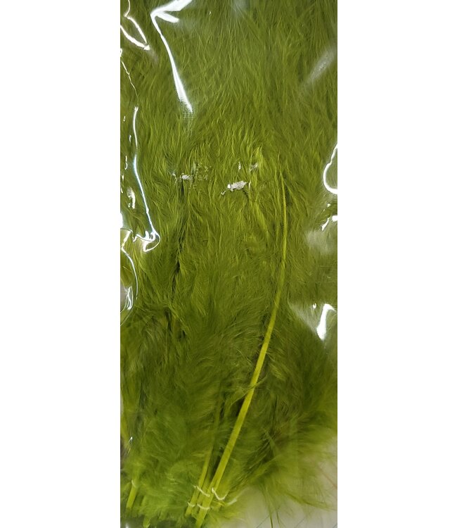 Wapsi SELECT MARABOU PLUMES, LIGHT.OLIVE MA060