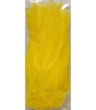 Wapsi (CSW006) STRUNG ROOSTER SADDLES LONG, YELLOW/WHT