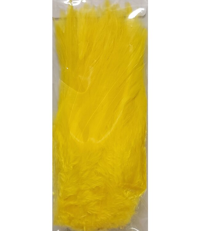 Wapsi (CSW006) STRUNG ROOSTER SADDLES LONG, YELLOW/WHT