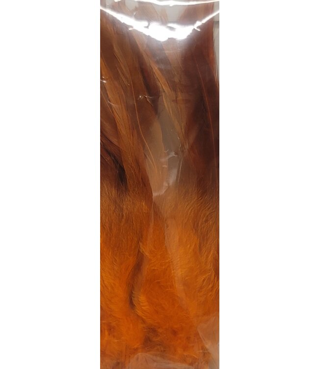Wapsi (CSN012) STRUNG ROOSTER SADDLES LONG, ORANGE/NAT