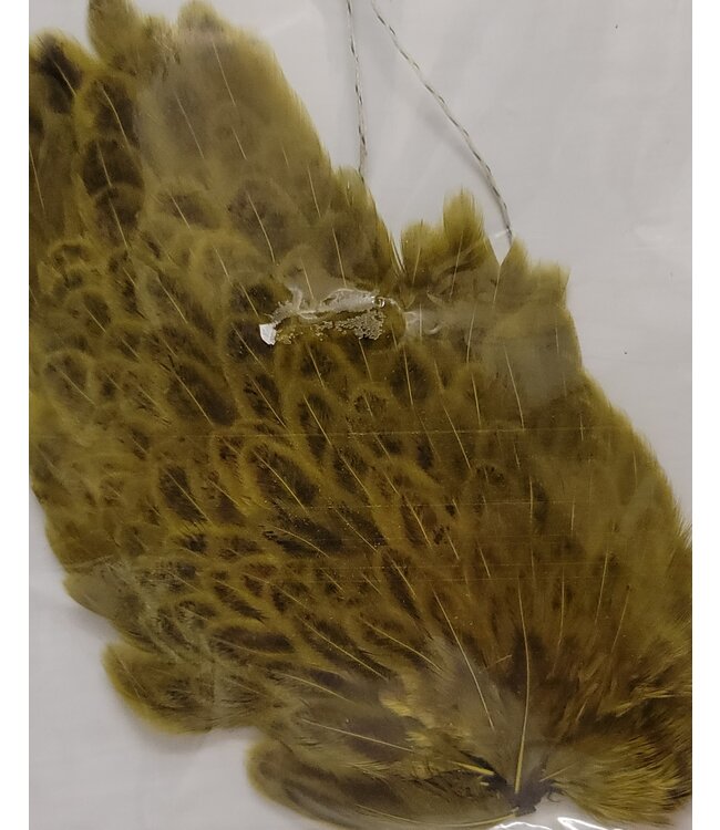 Wapsi SOFT HACKLE HEN SADDLE PATCHES, OLIVE HP089