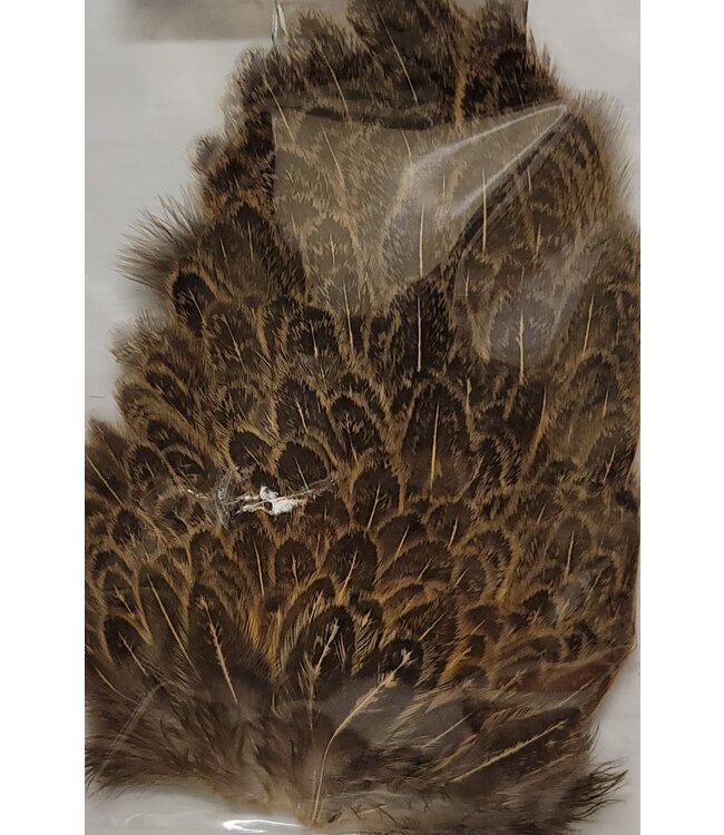 Wapsi SOFT HACKLE HEN SADDLE PATCH, SPECKLED.BROWN  HP226