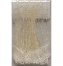 Wapsi DRY FLY NECK HACKLE MINI PACK MED, WHITE/CRM NKM201