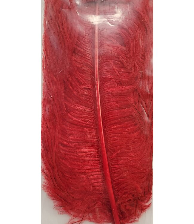 Wapsi OSTRICH PLUMES, RED