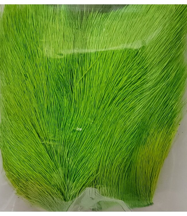 Wapsi (DOW509) DEER BELLY HAIR, FL CHARTREUSE