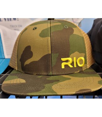 RIO EMBROIDERED LOGO MESH BACK CAMO