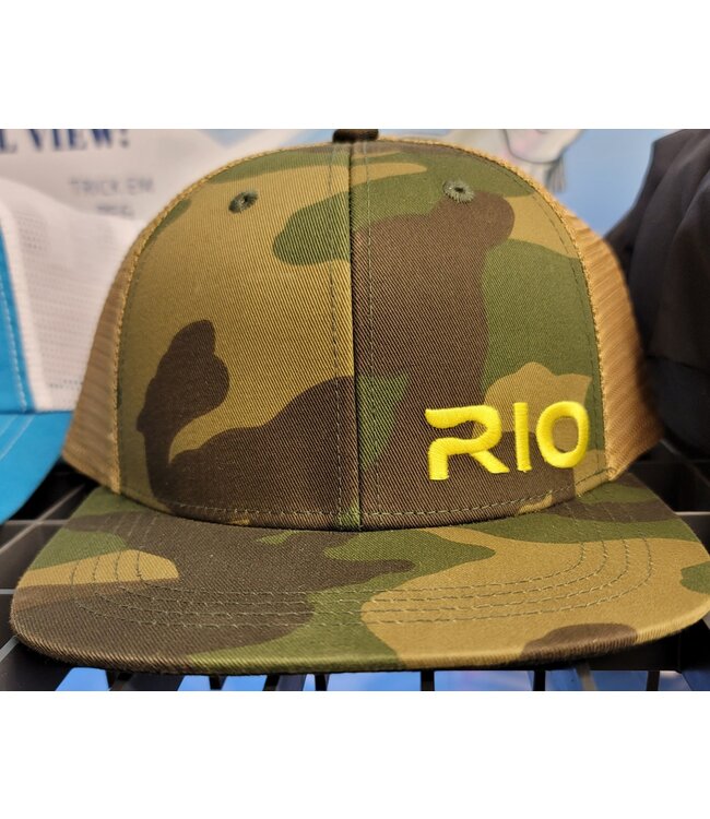 RIO EMBROIDERED LOGO MESH BACK CAMO